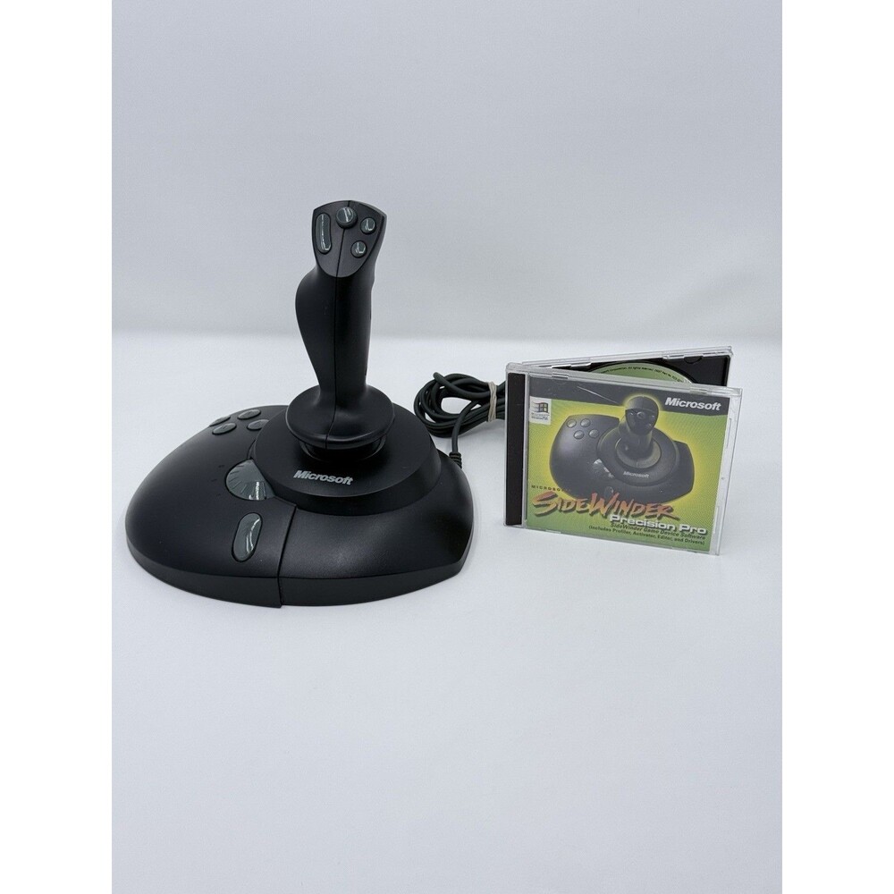 Microsoft SideWinder Precision Pro 3D Joystick With CD Tested